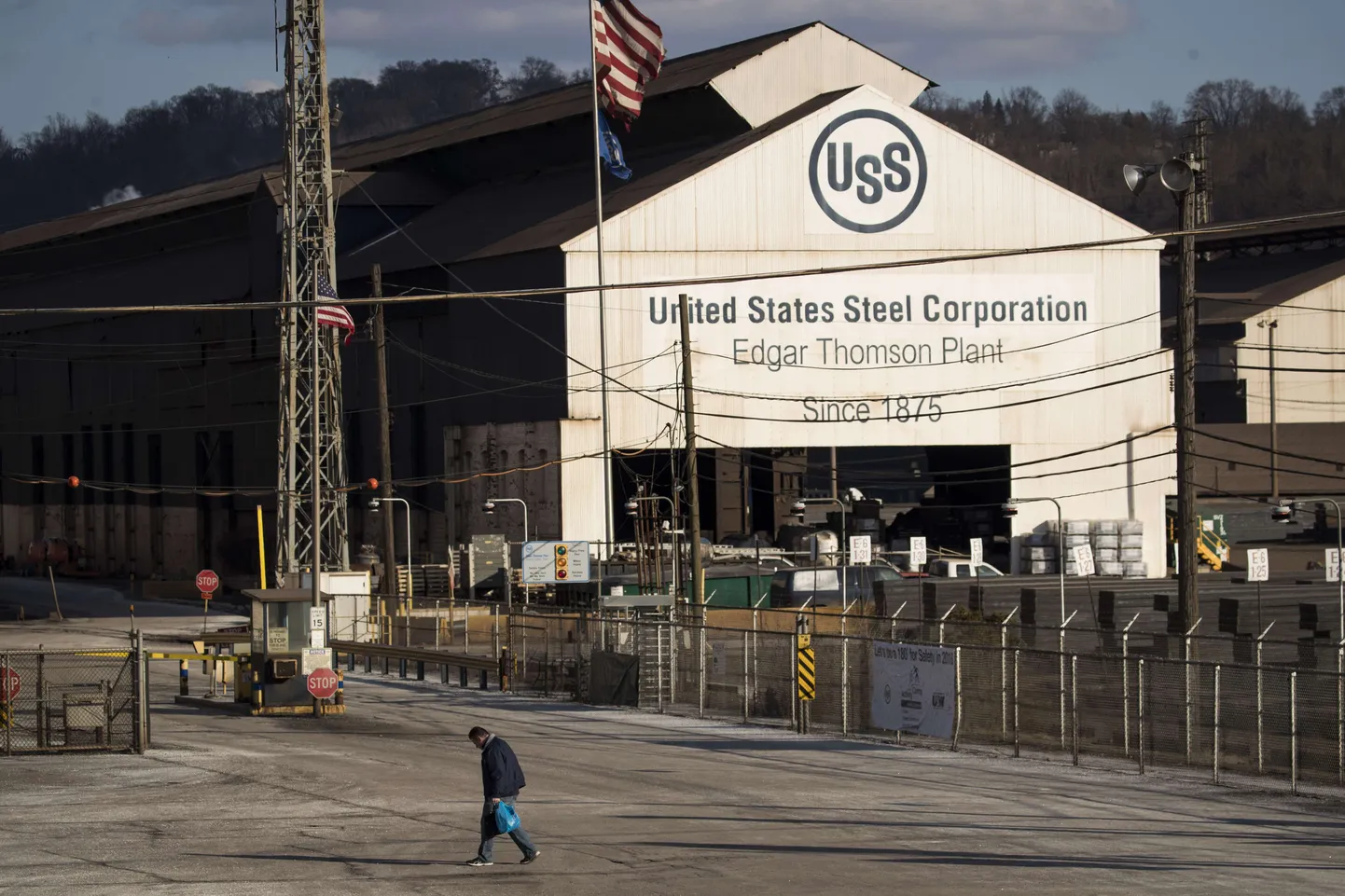 Teraseettevõte U.S. Steel Edgar Thomson Steel Works.
