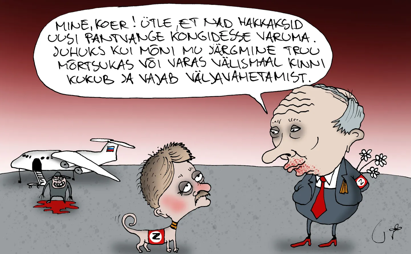 Urmas Nemvalts joonistab.