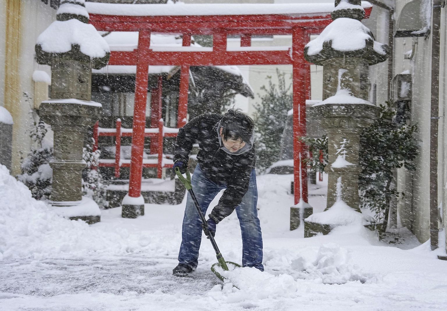 Talv Jaapanis Tottoris 25. jaanuar 2023.