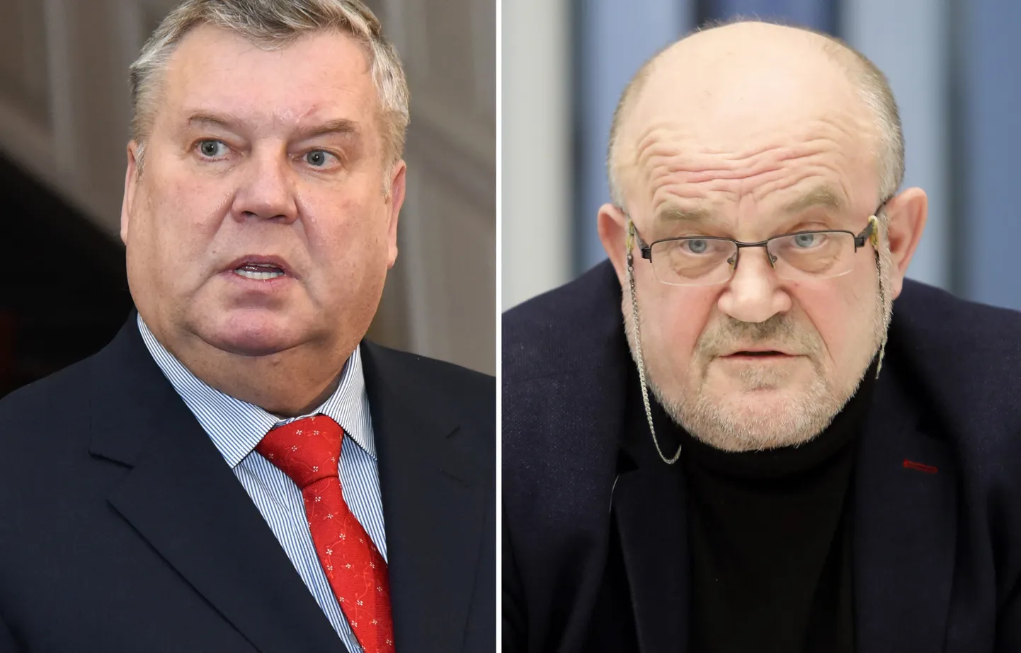 "Saskaņa" valdes priekšsēdētājs Jānis Urbanovičs, Saeimas deputāts Jānis Ādamsons