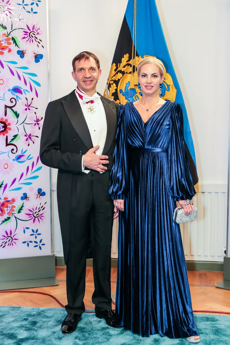Presidendi vastuvõtu melu.