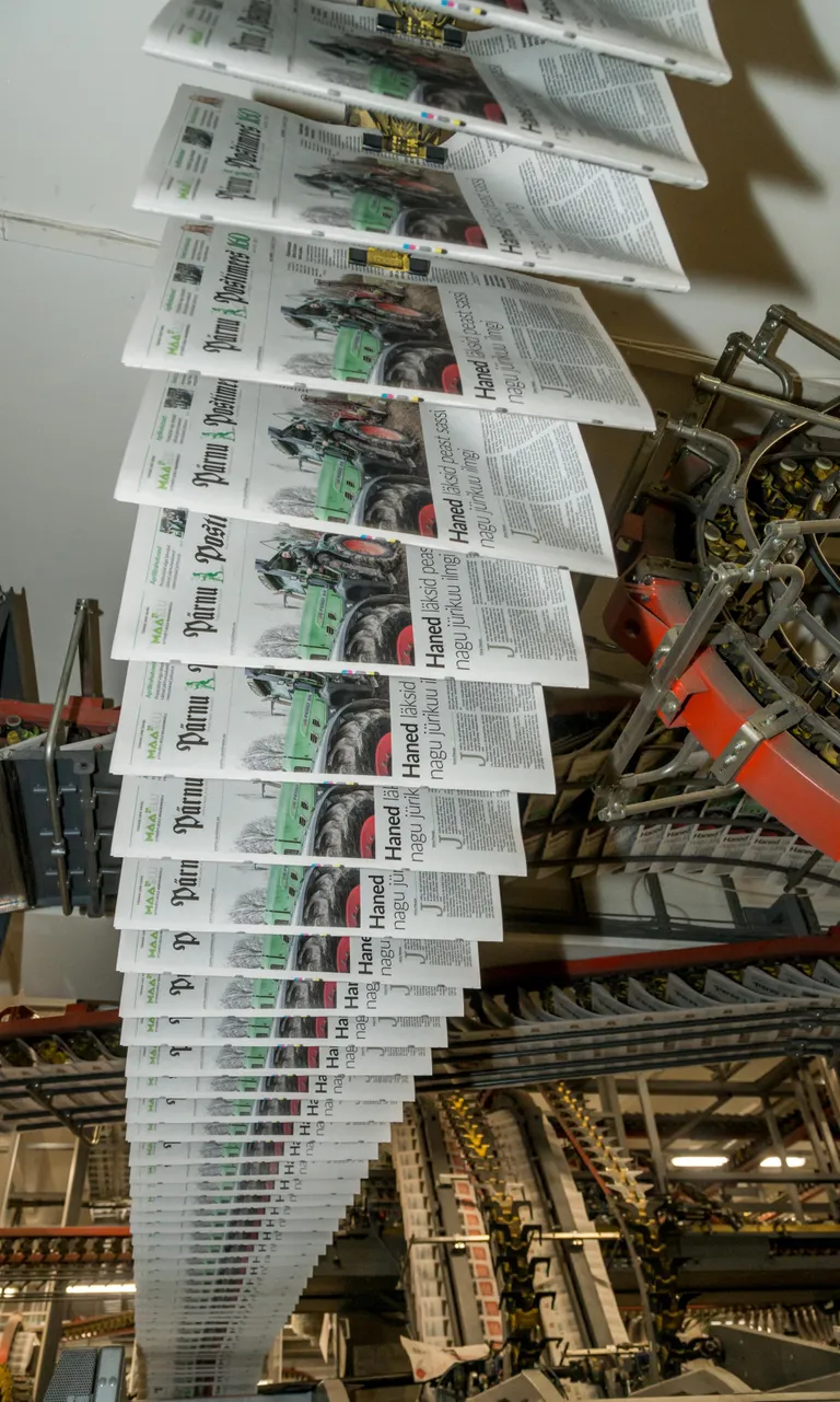 Pärnu Postimeest trükitakse Tartus Kroonpressis.
