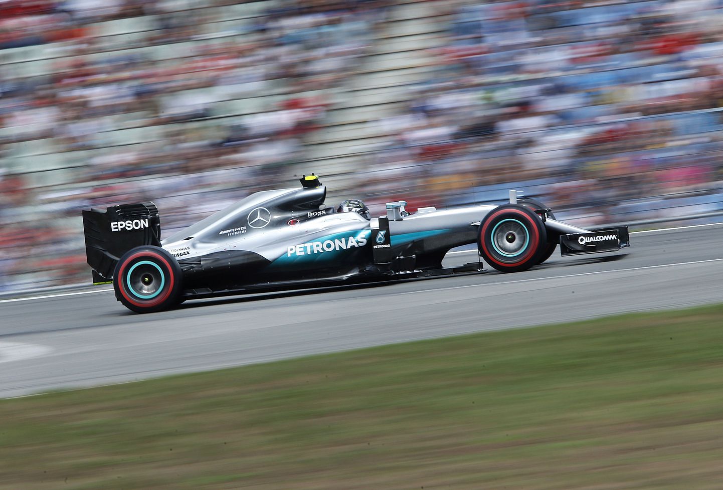 Sarja üldliider Nico Rosberg eilses kvalifikatsioonis.