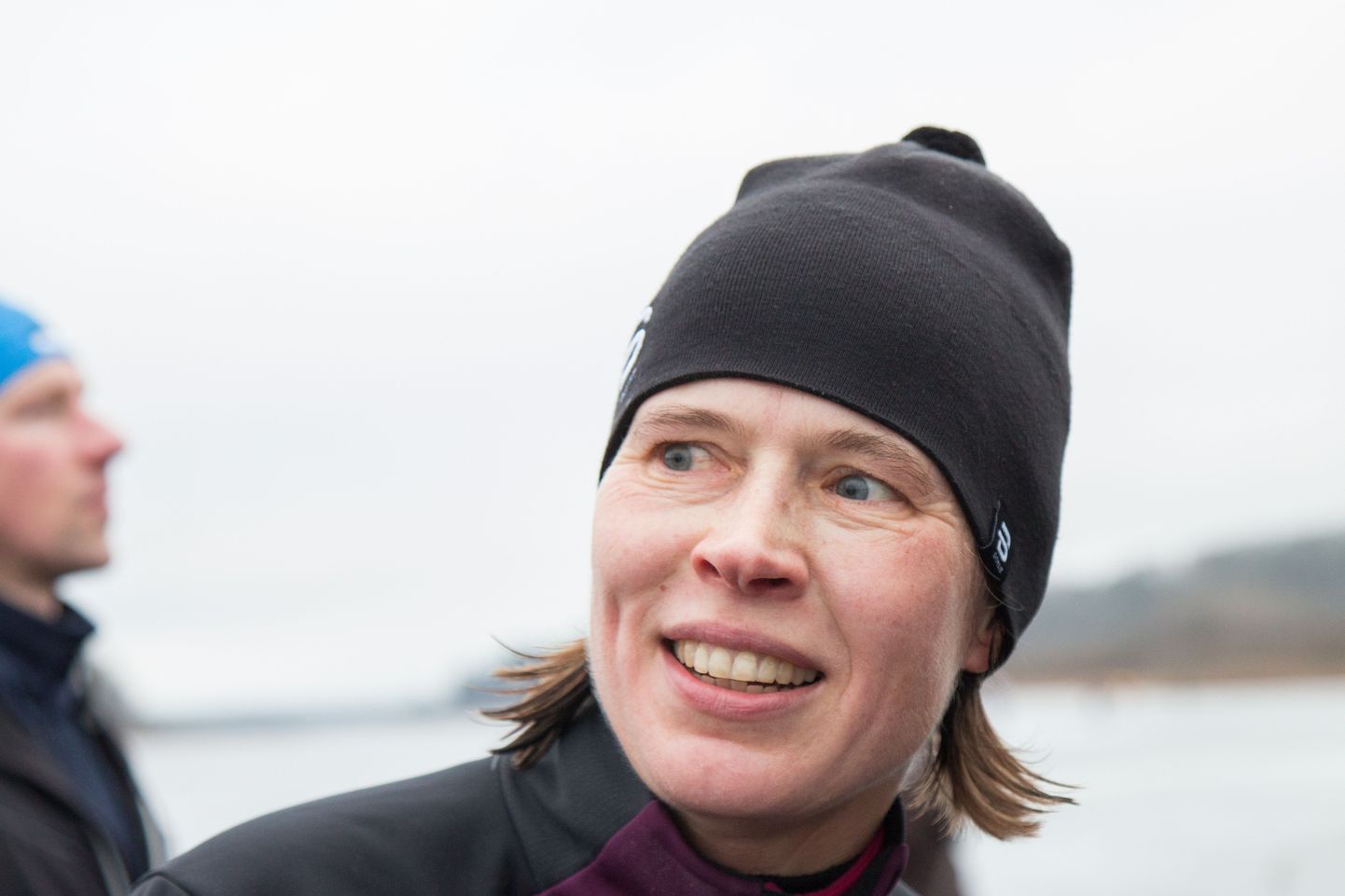 President Kersti Kaljulaid eelmise nädala pühapäeval Viljandi järve uisumaratonil.