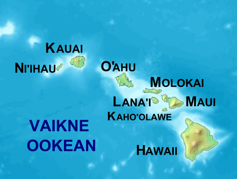 Hawaii saarestiku suuremad saared