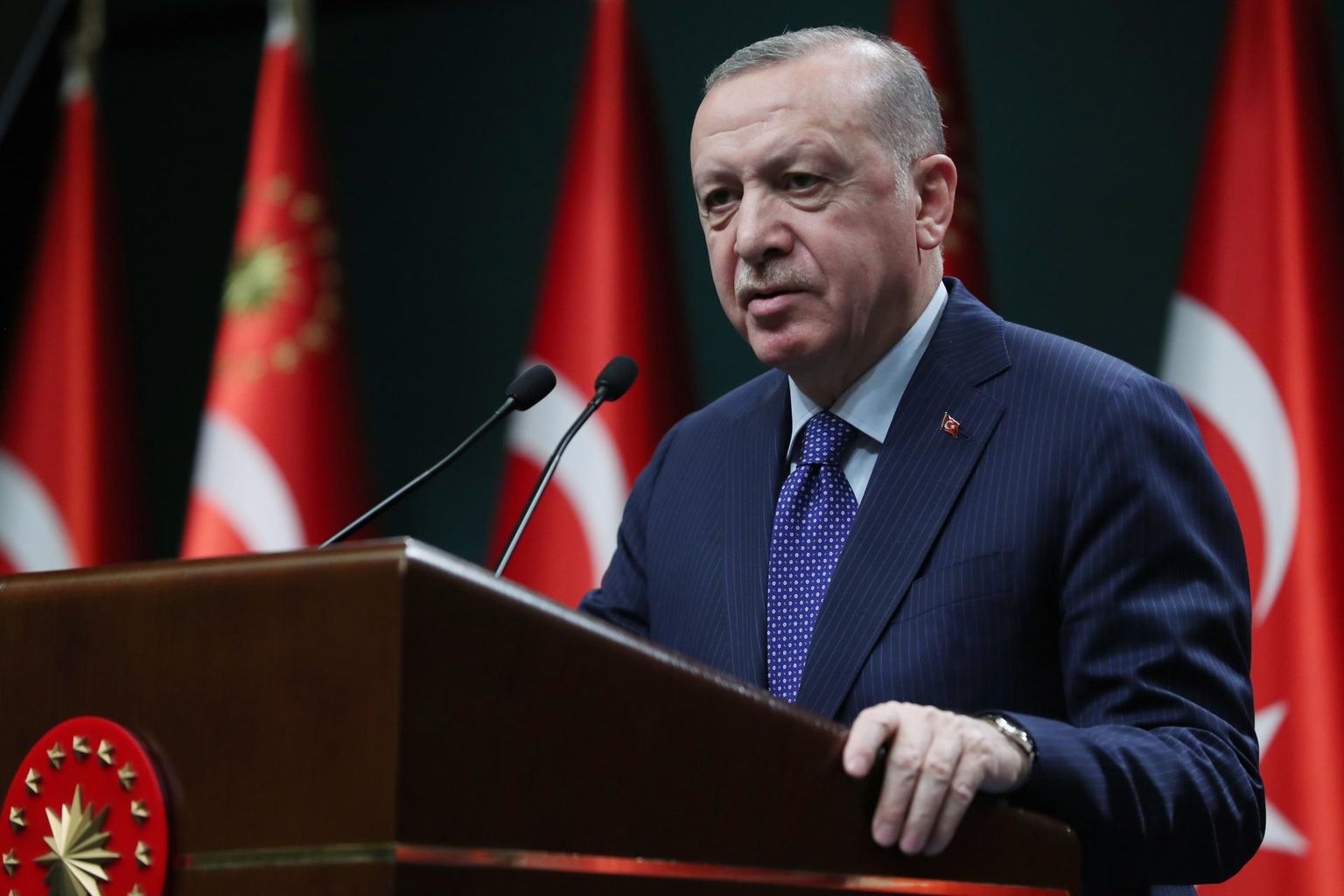 President Recep Tayyip Erdoǧani juhtimisel on nähtud Türgi järjest suuremat libisemist autokraatlikku riigivalitsemismudelisse.