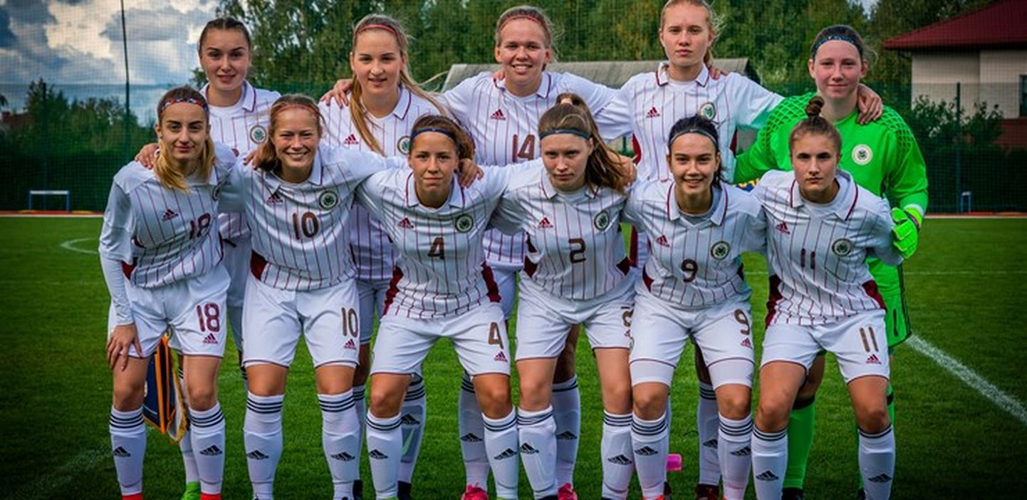 Latvijas U-19 sieviešu futbola izlase.