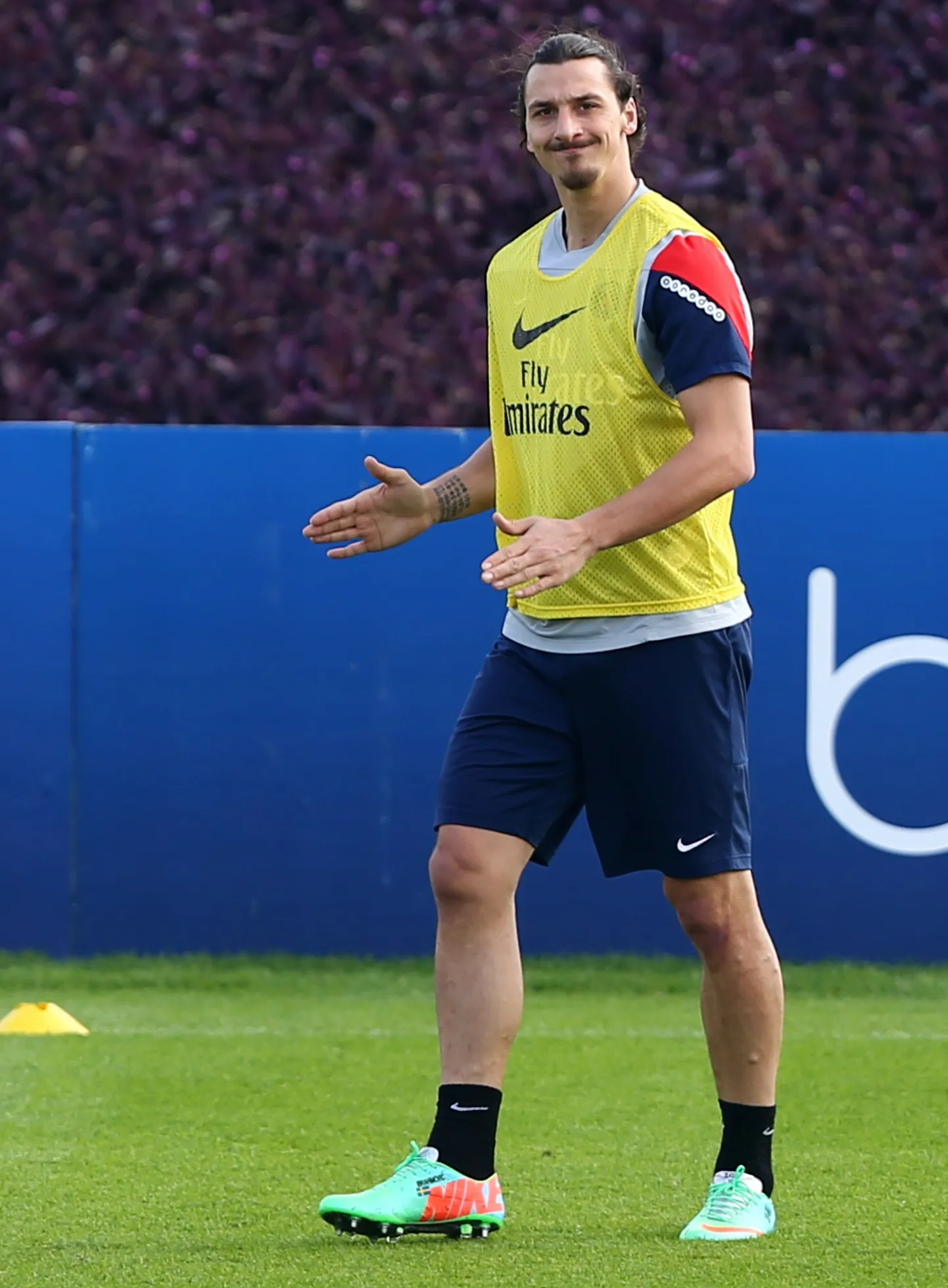 Zlatan Ibrahimovic PSG treeningul.