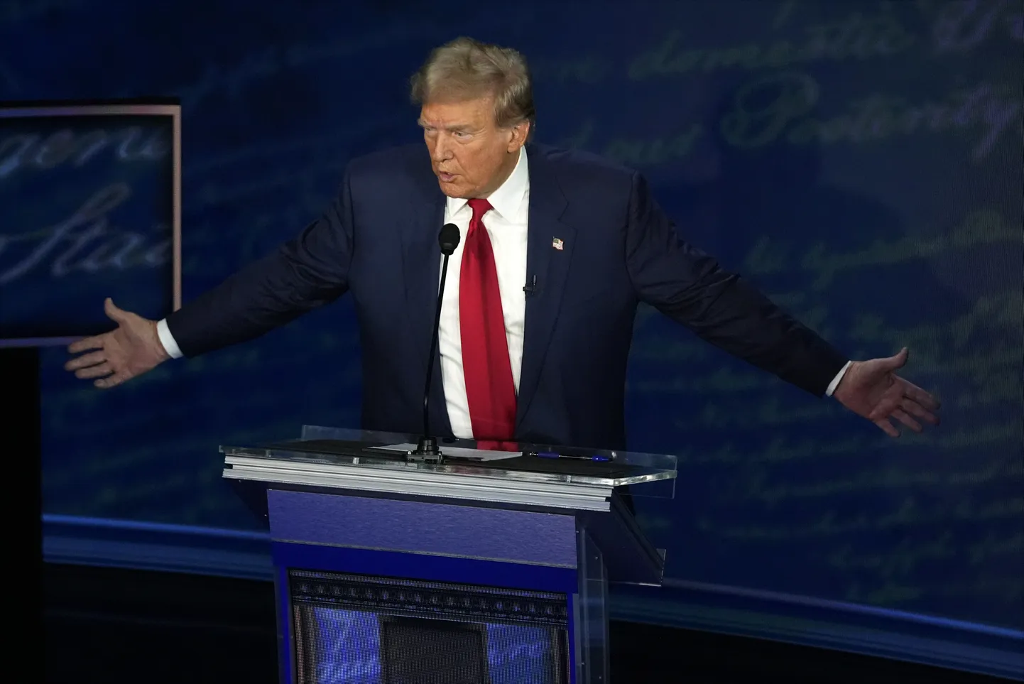 Donald Trump 10. septembri valimisdebatis telekanali ABC otse-eetris.