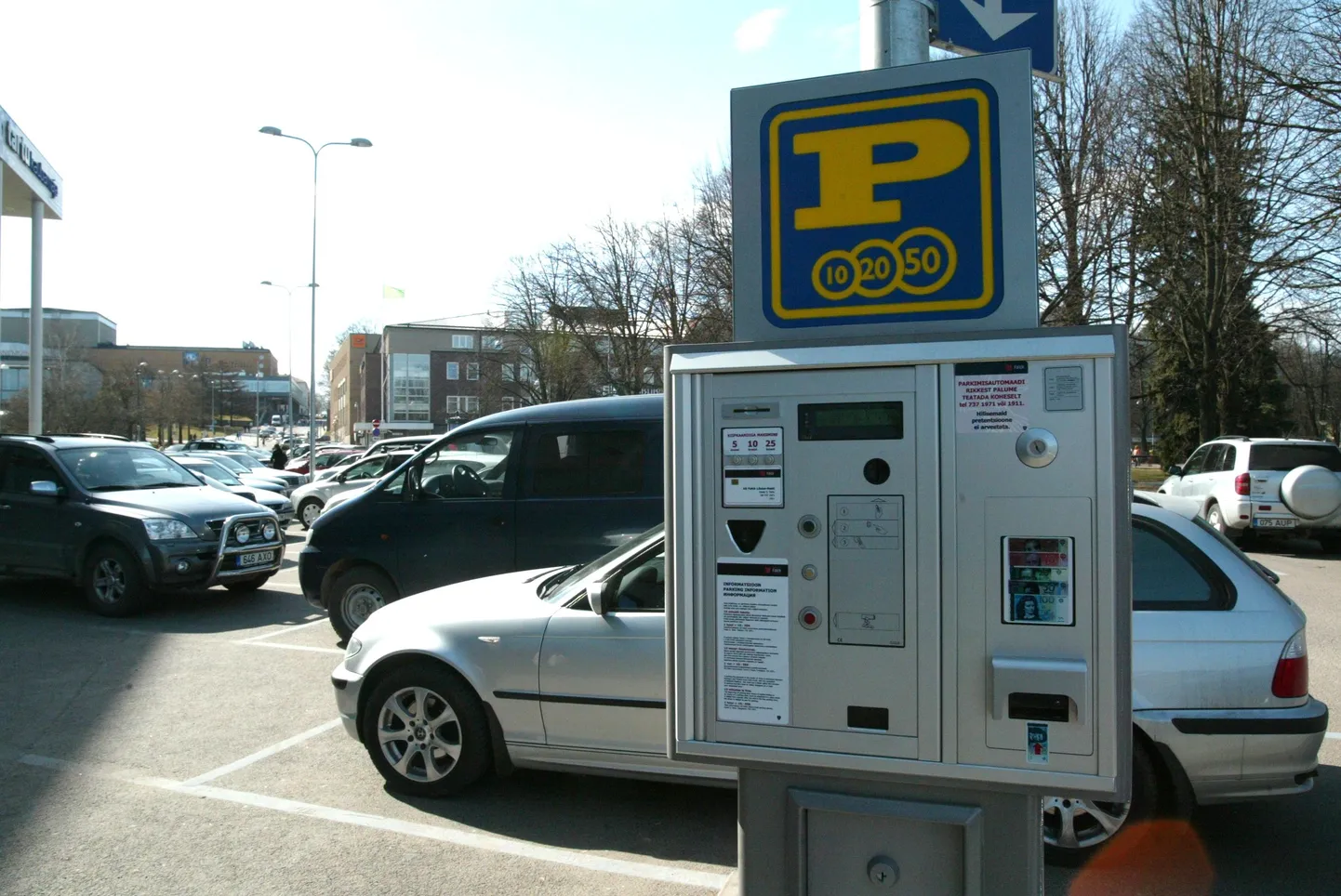 Parkimisautomaat.
