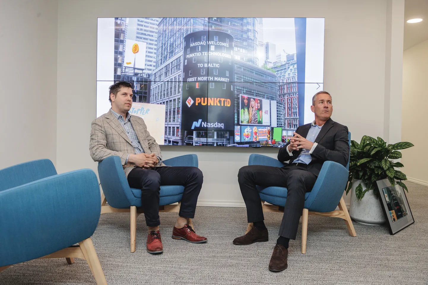 19.05.2022, Tallinn. Eesti ettevõte Punktid Technologies helistab avatuks oma esimese kauplemispäeva Nasdaq First North turul.