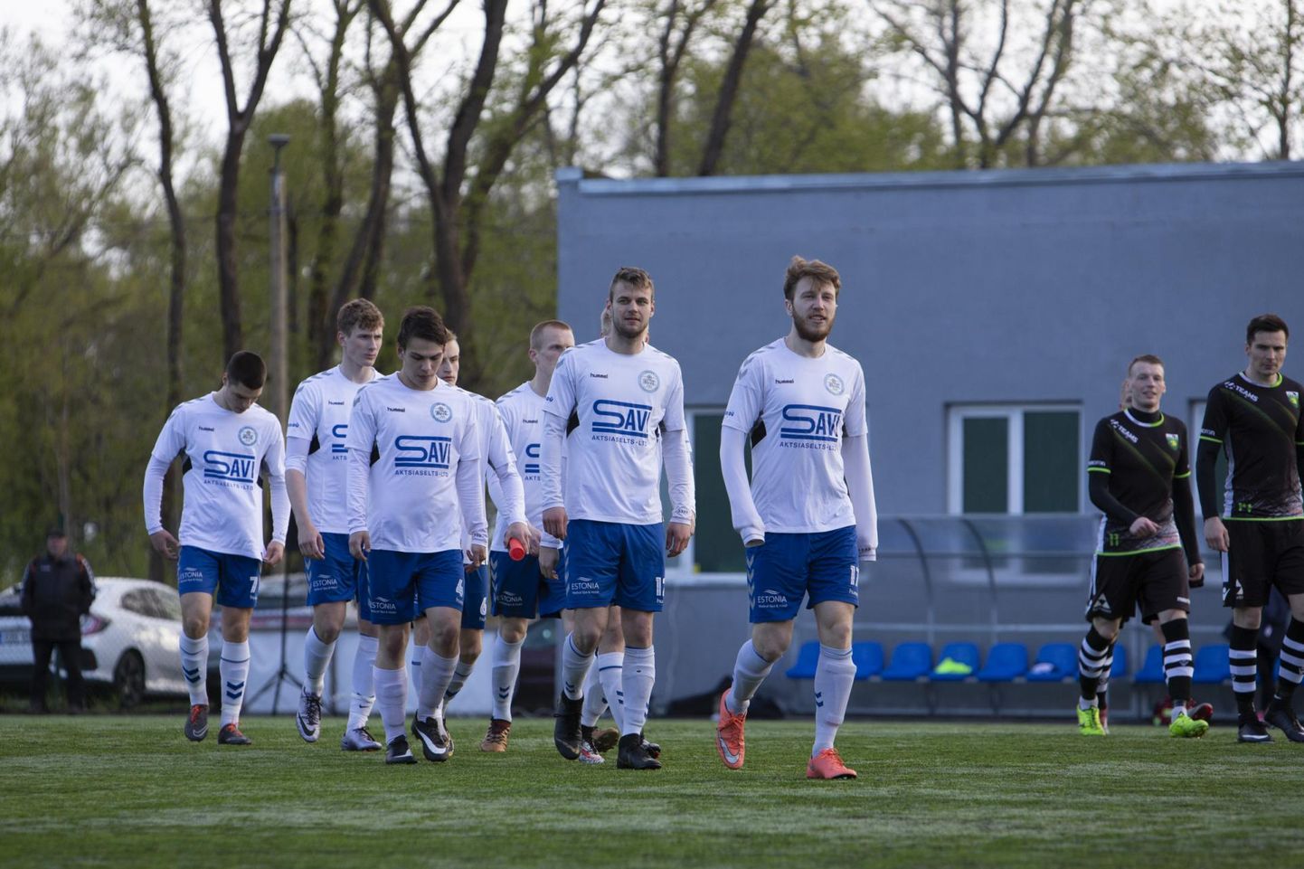 Pärnu jalgpalliklubi meeskond teenis koduväljakul magusa võidu.