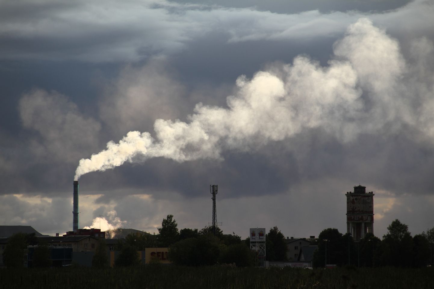 Промышленный пейзаж Кохтла-Ярве.