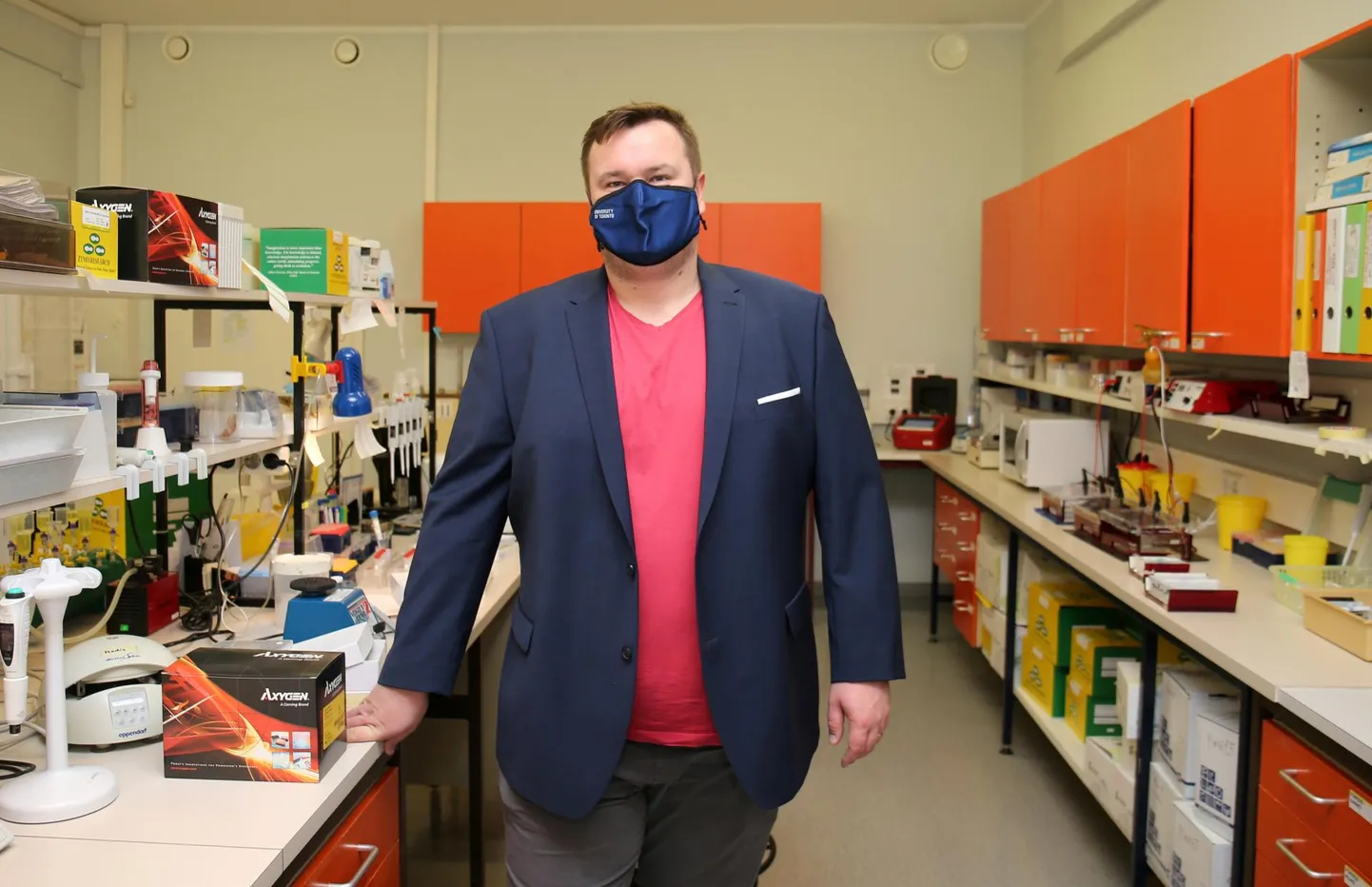 Icosageni teadusdirektor Mart Ustav noorem ütleb, et nende laboris sünnivad maailma parimad molekulid.