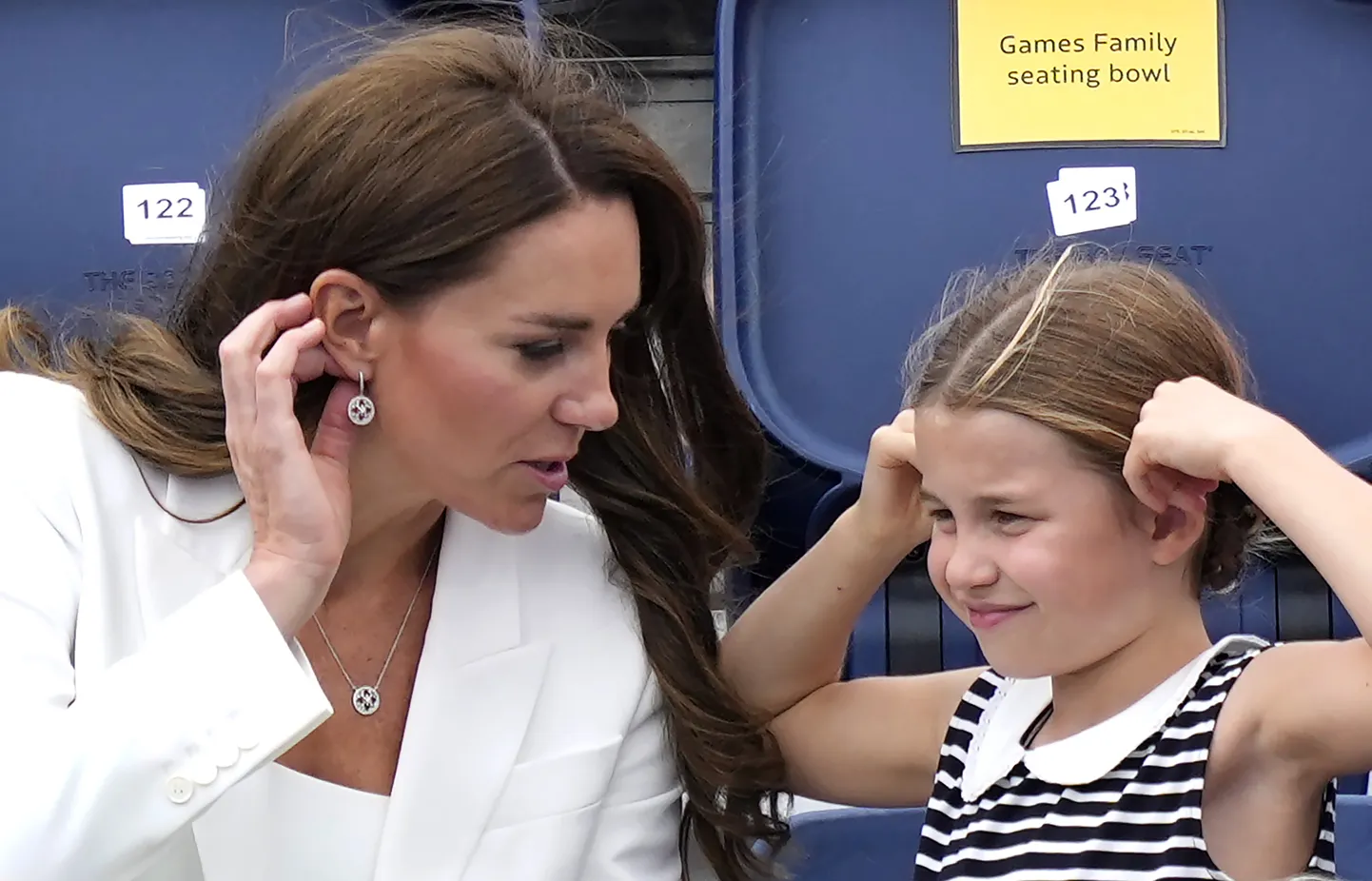 Hertsoginna Catherine ja printsess Charlotte
