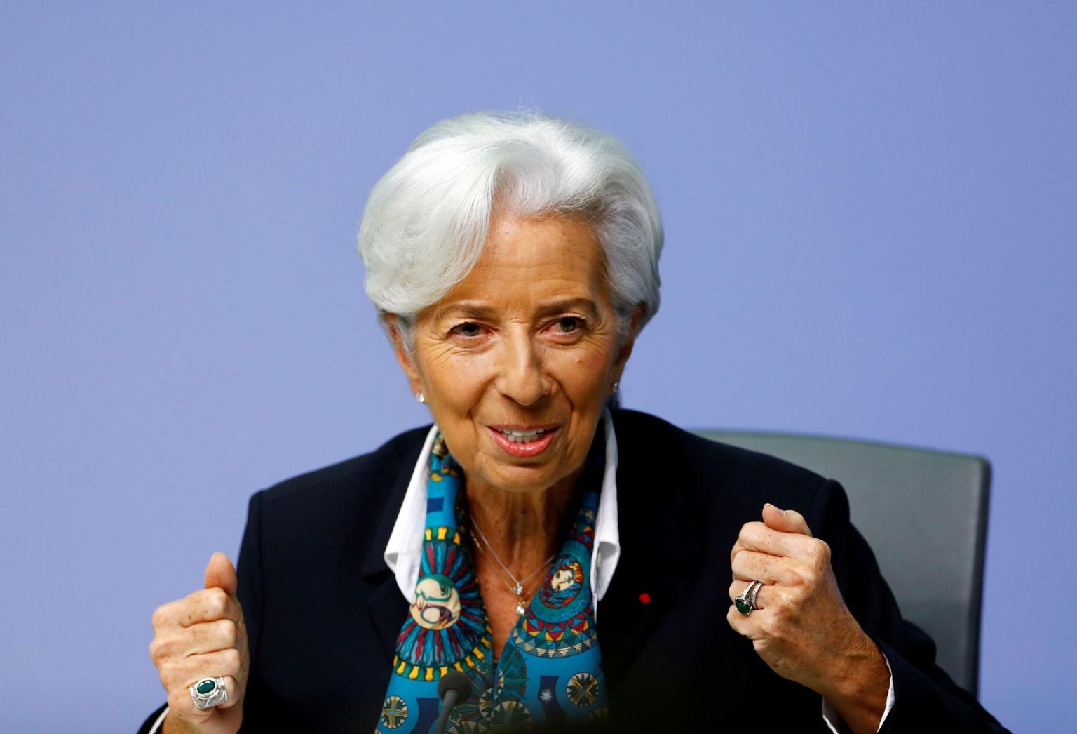 EKP president Christine Lagarde.