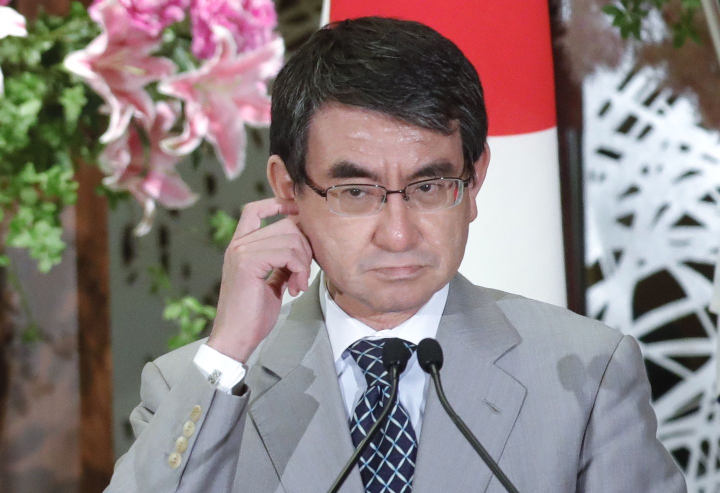 Jaapani välisminister Taro Kono.