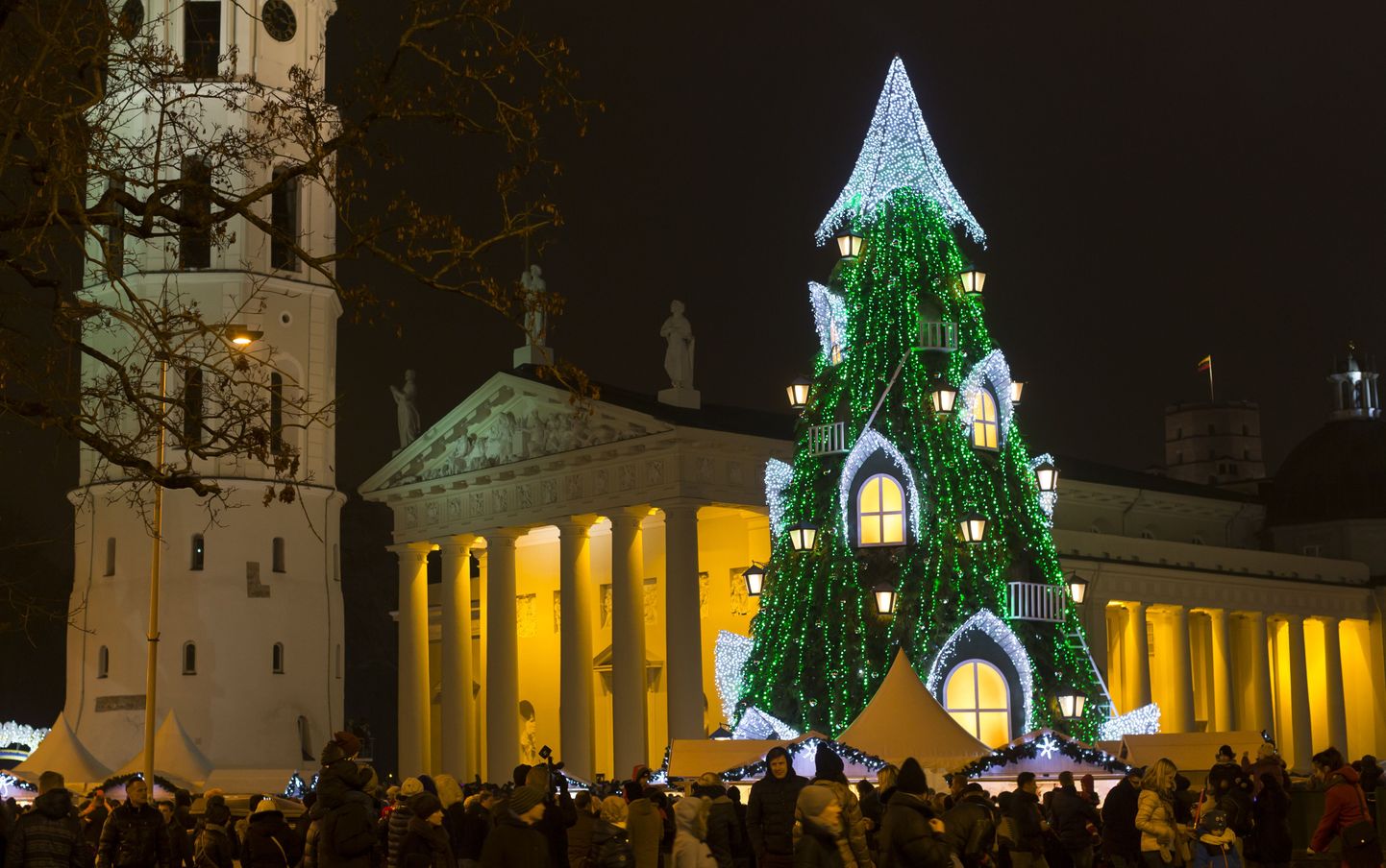 Vilniuse jõulupuu.