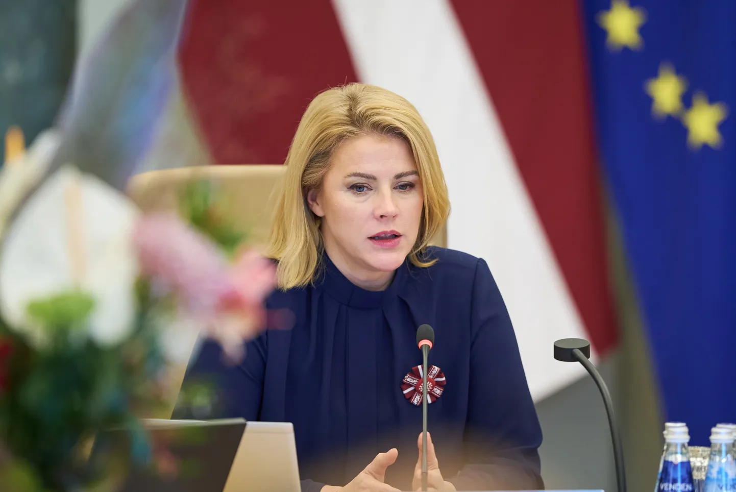 Ministru prezidente Evika Siliņa.