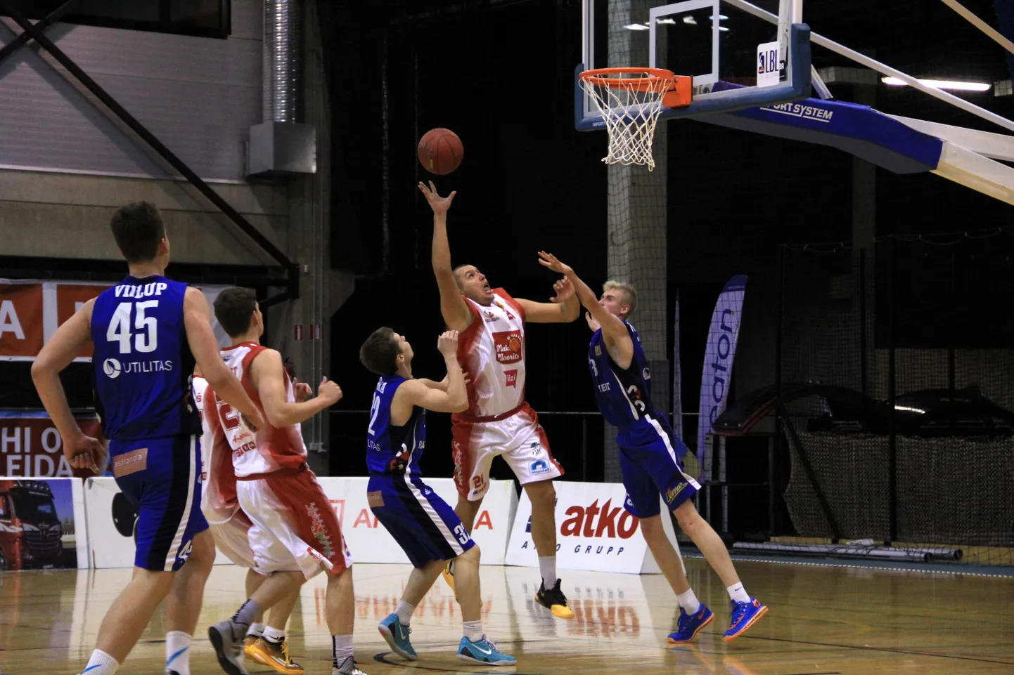 Foto on illustratiivne. Alexela KML. BC Valga-Valka vs Audentese noortekoondis.
