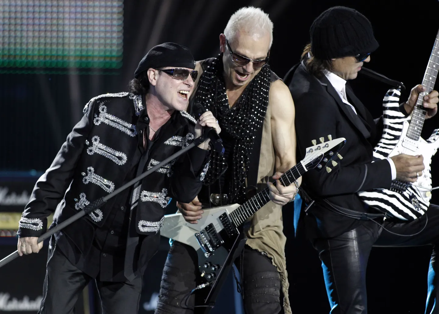 Klaus Meine, Rudolf Schenker ja Matthias Jabs bändist Scorpions