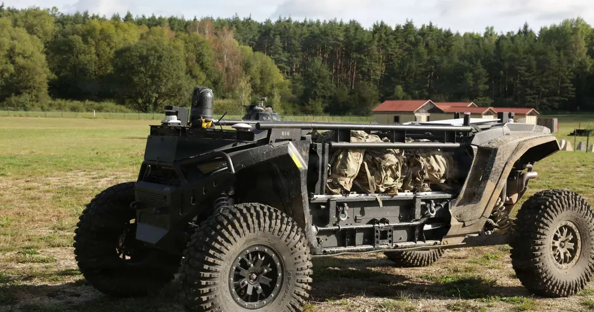 US Army tests a new ground robot in Germany