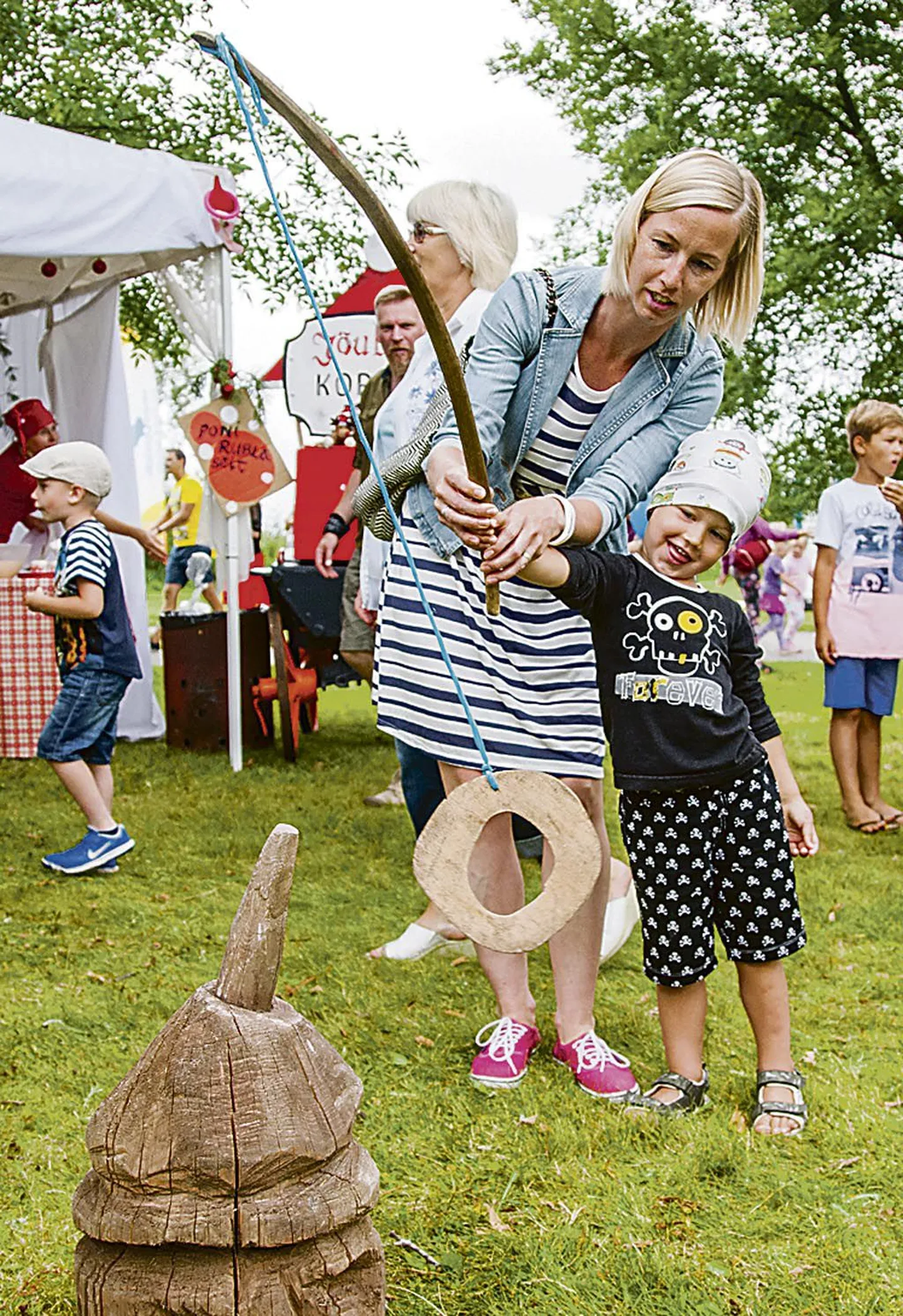 Lõbusaid tegevusi jagus igas vanuses lastele.