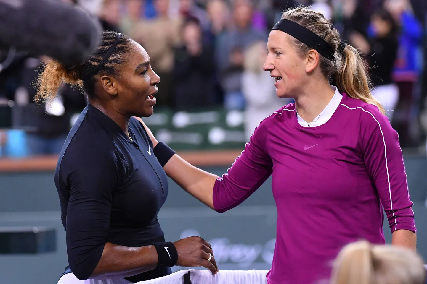 Serena Williams ja Viktoria Azarenka peavad teine teisest väga lugu