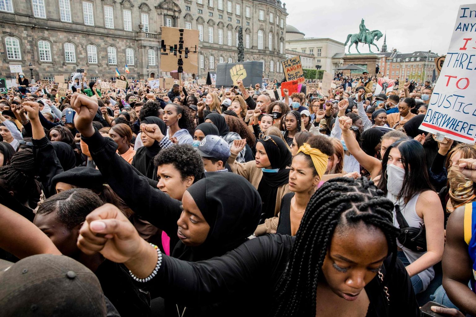 Black Lives Matter meeleavaldustel Kopenhaagenis osales üle 15 000 inimese.