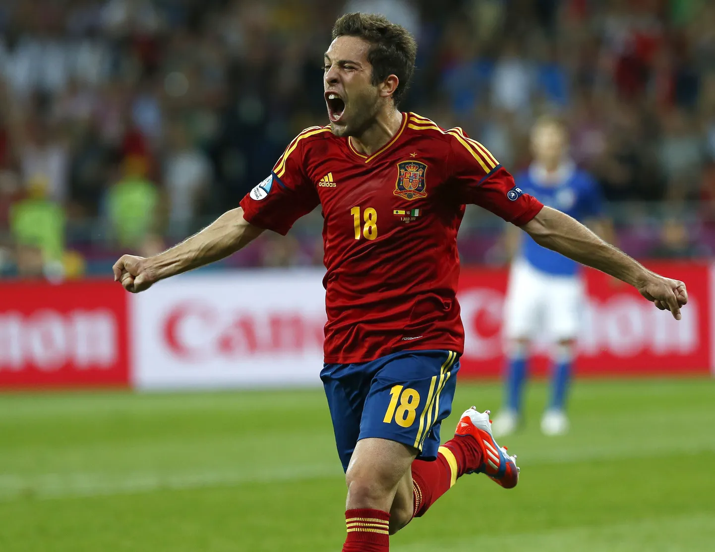 Oma tiitlivõistluste debüüdil triumfeerinud Jordi Alba