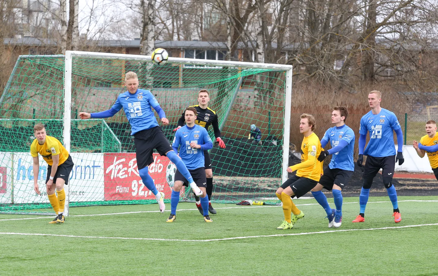 Tuleviku meeskonnal (sinises vormis) oli laupäeval Pärnus peetud meistriliiga kohtumises võõrustajate üle küll kerge initsiatiiv, paraku viigist enamat ei õnnestunud kevadisest suvepealinnast ära tuua.