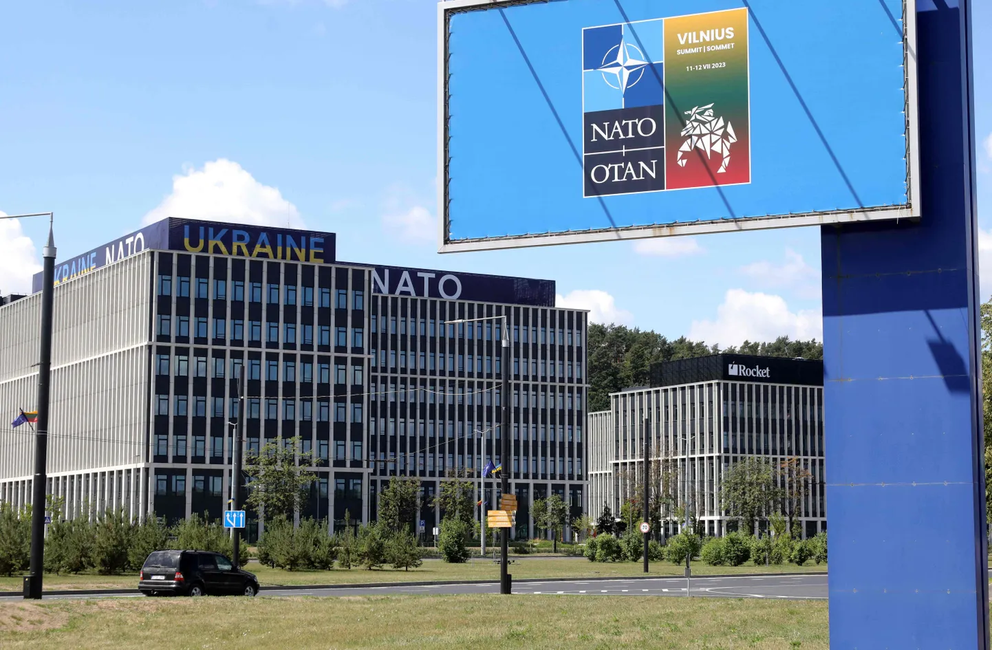 NATO tippkohtumise toimumispaik Vilniuses. Foto on illustratiivne.
