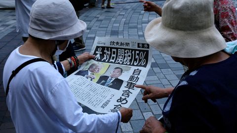 Jaapani aktsiad säravad tänu kaubandusleppele Trumpiga, ka Euroopa börsid tõusevad