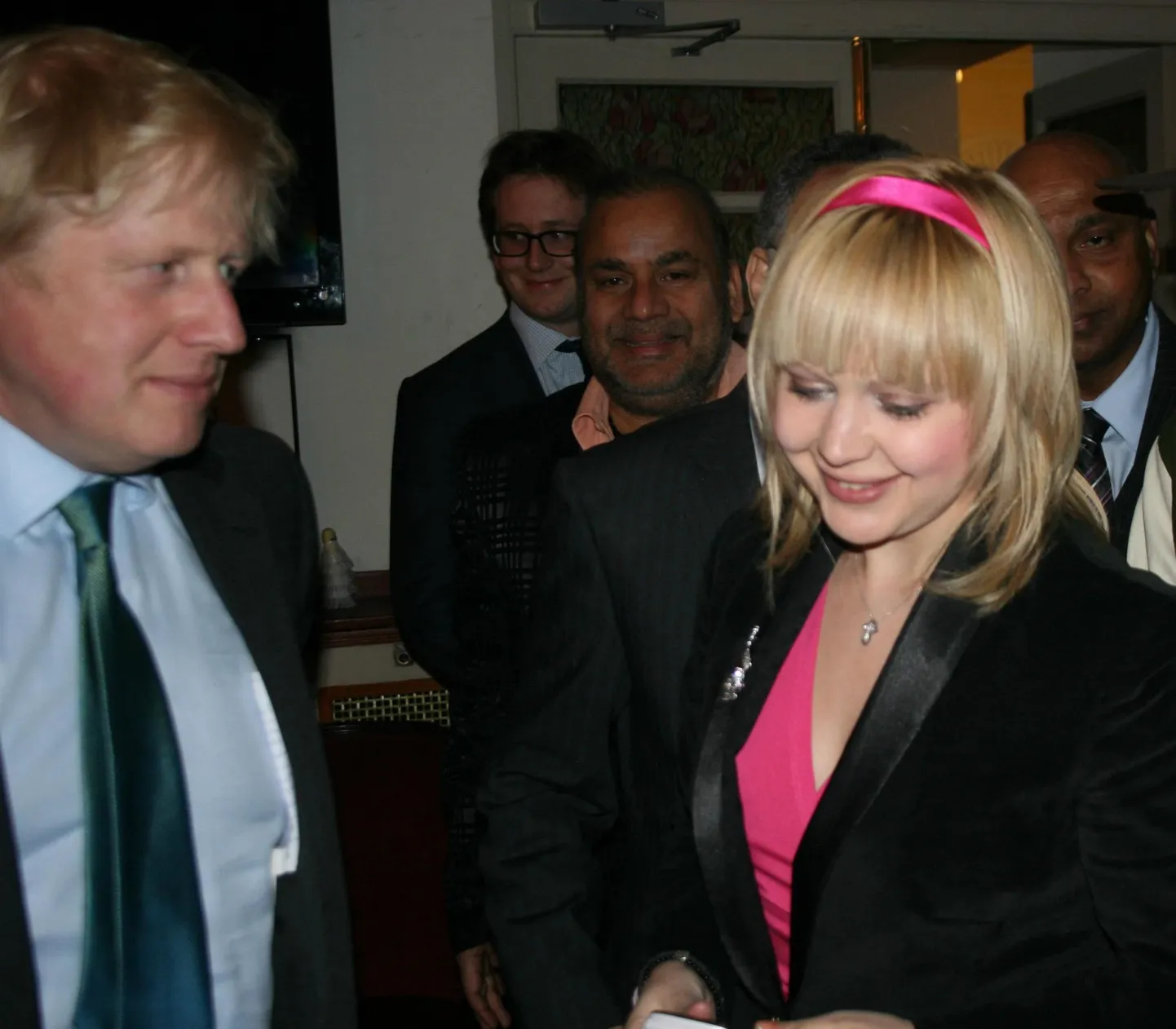 Londoni linnapea Boris Johnson ja Anna-Maria Galojan