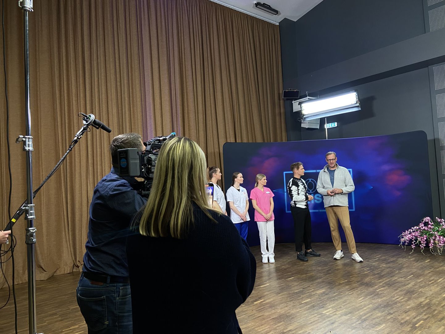 Valgamaa kutseõppekeskuses filmiti Eesti Rahvusringhäälingu saate «Noor meister» episoodi.