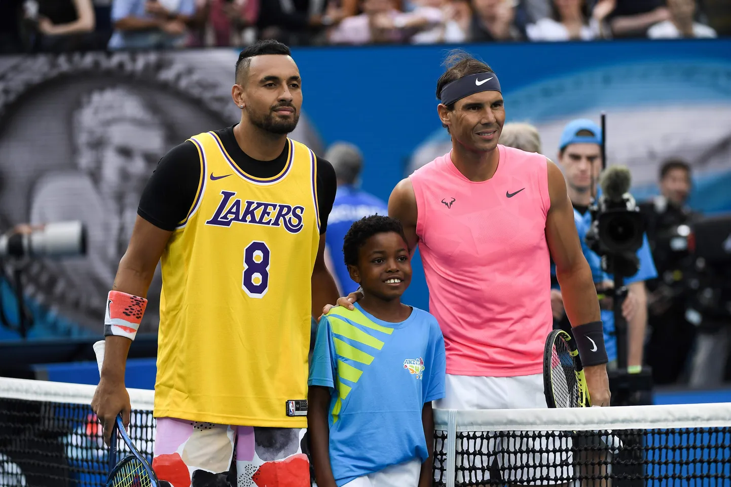 Nick Kyrgios ja Kobe Bryant.