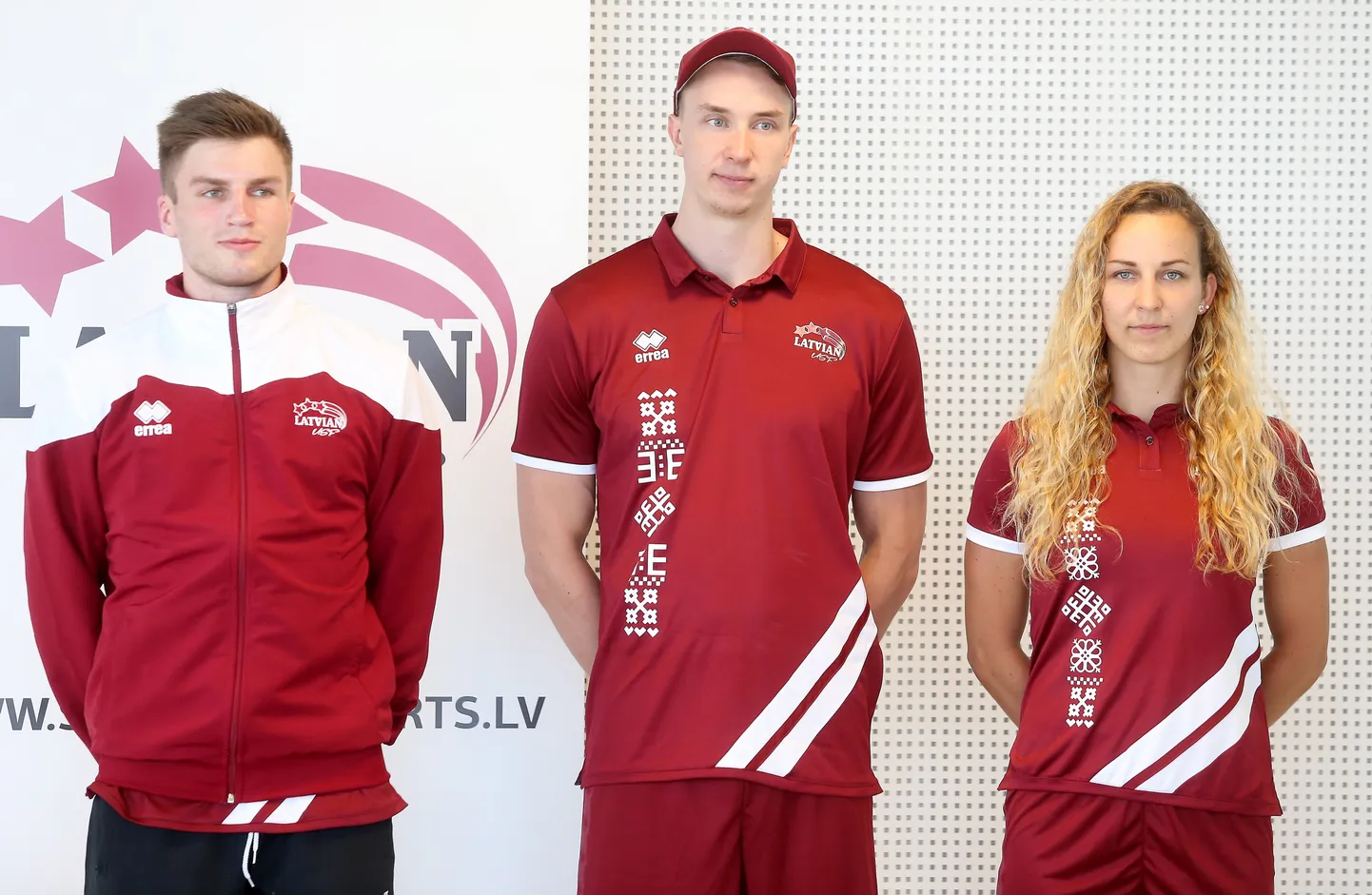 Latvijas delegācijas pārstāvji 30.vasaras Universiādē.