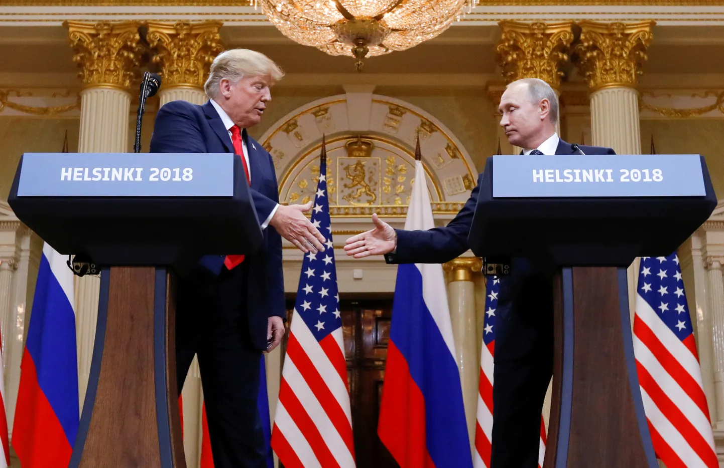 Дональд Трамп и Владимир Путин