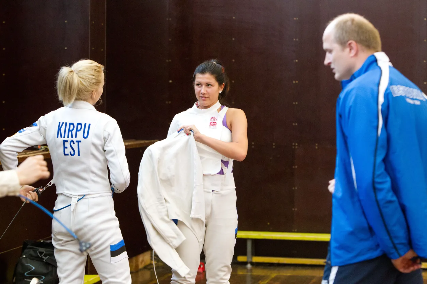 Vasakult: Erika Kirpu, Julia Beljajeva, Kaido Kaabermaa.