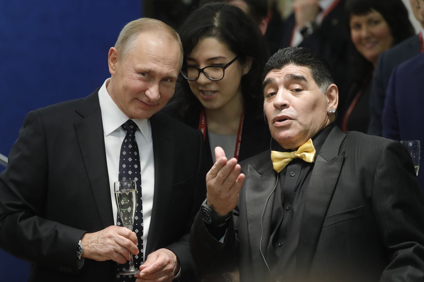 Diego Maradona koos Vladimir Putiniga.