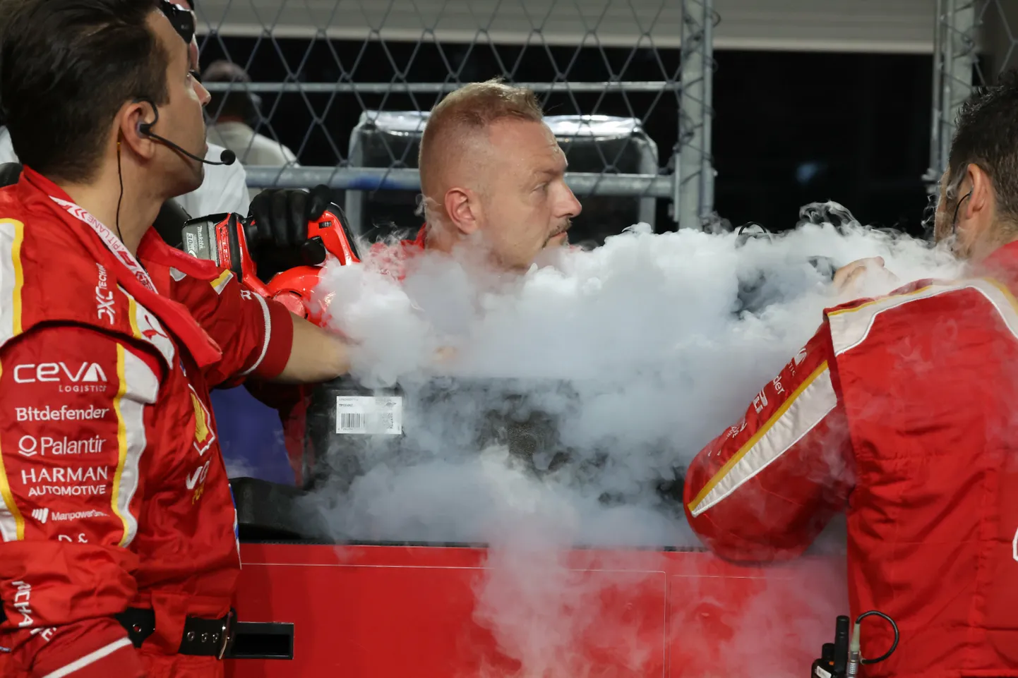 Ferrari mehaanikud. Foto on illustratiivne.