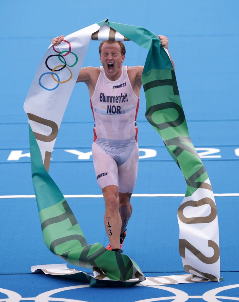 Tokyo olümpiamängude meeste triatloni võitis norrakas Kristian Blummenfelt
