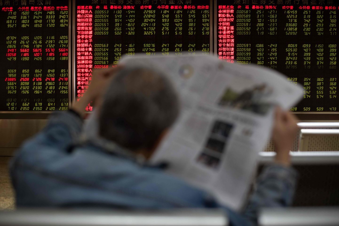 Hiina investor jälgib börsi