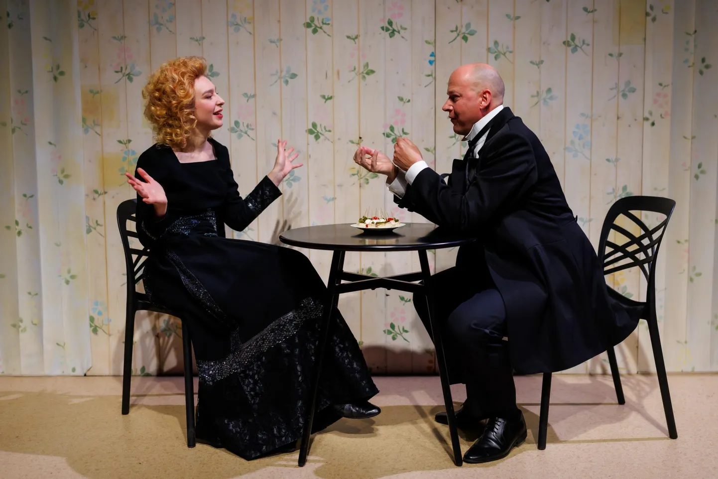 «M&M ehk Kosjakased» Endla teatris. Astra Irene Susi ja Tambet Seling.