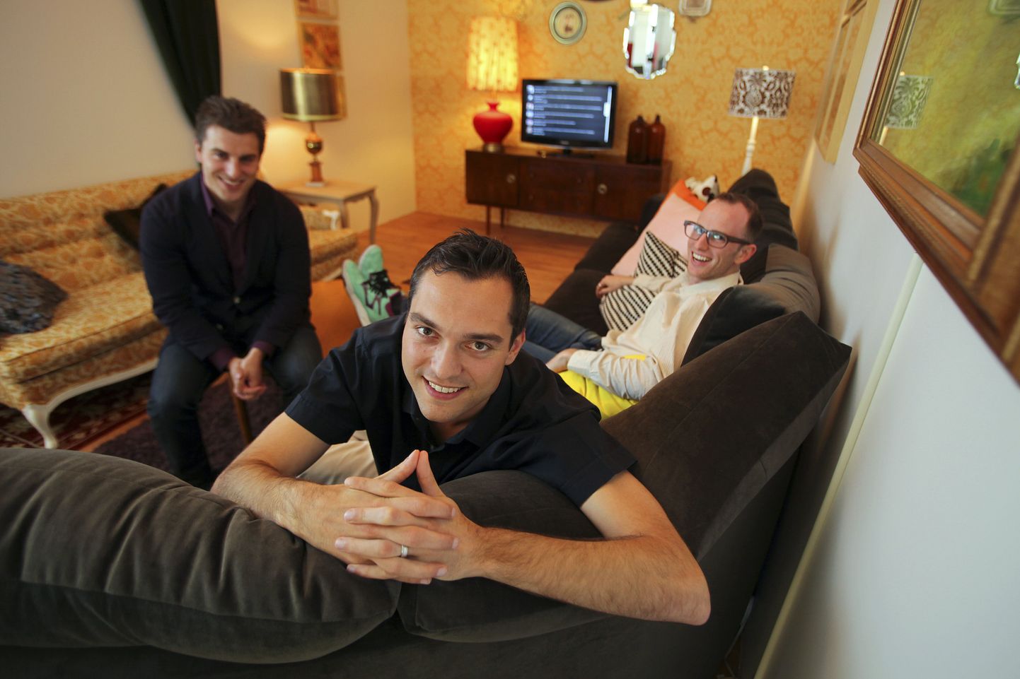 Airbnb asutajad Brian Chesky, Nathan Blecharczyk ja Joe Gebbia