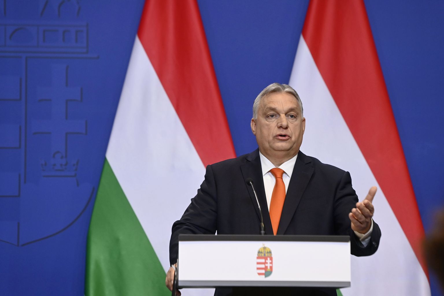Ungari peaminister Viktor Orbán Budapestis 21. detsember 2022.