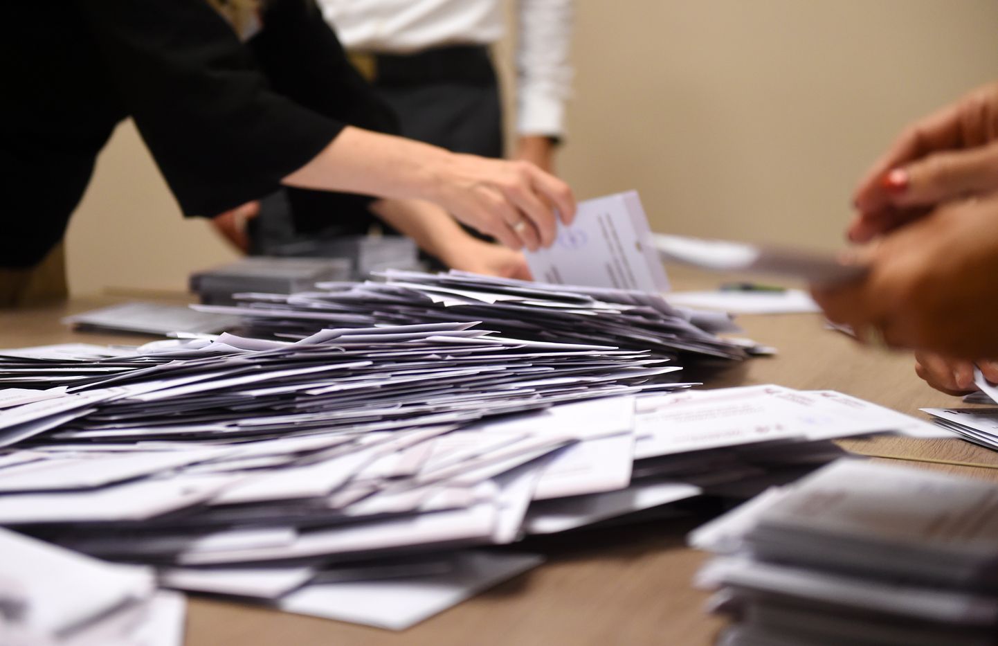 Подсчет голосов после выборов в 14-й Сейм