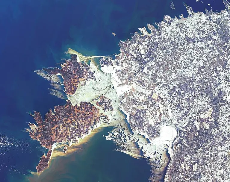 Sentinel-2 eilne kaader näitab hästi, milline on merel seis jääga.