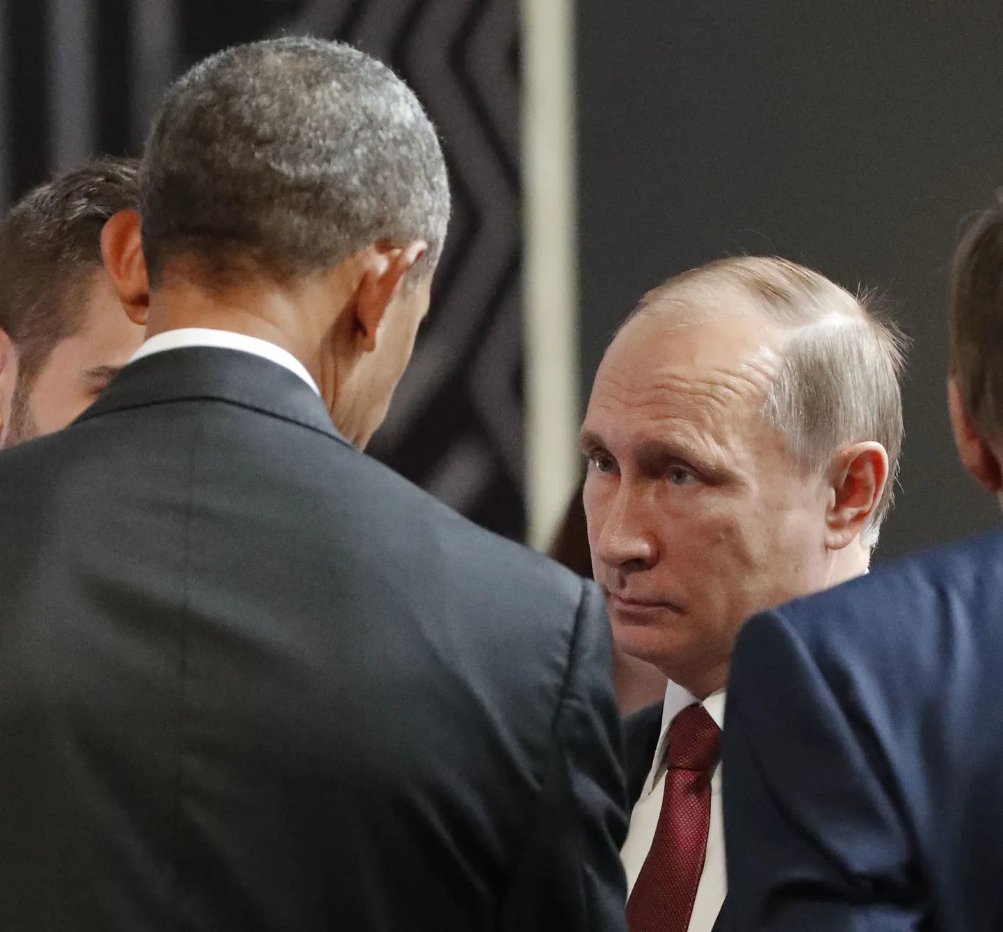 Барак Обама и Владимир Путин.