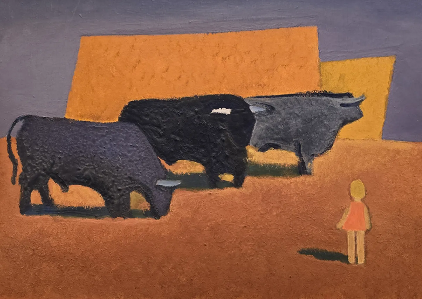 Silvia Jõgever "Tüdruk ja härjad" 1962
